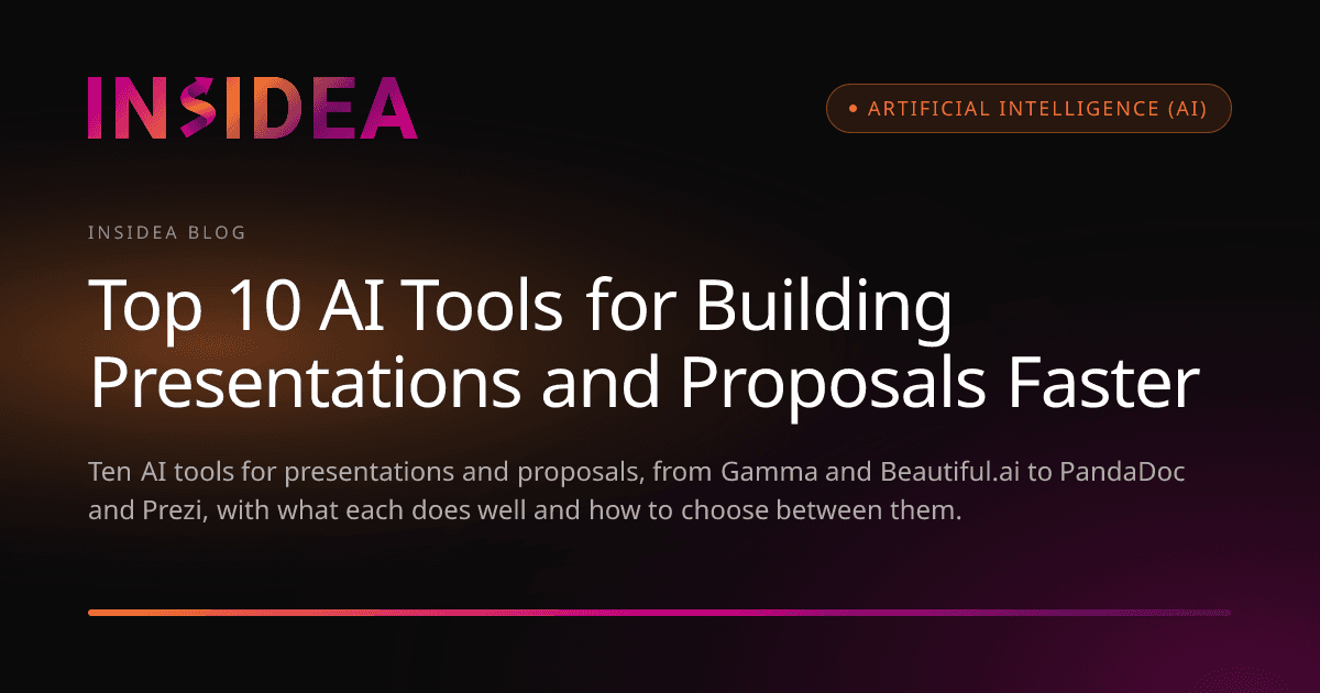 Top 10 AI Tools for Building Presentations and Proposals Faster
