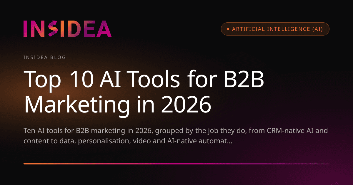Top 10 AI Tools for B2B Marketing in 2026