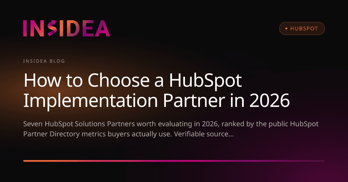 How to Choose a HubSpot Implementation Partner in 2026