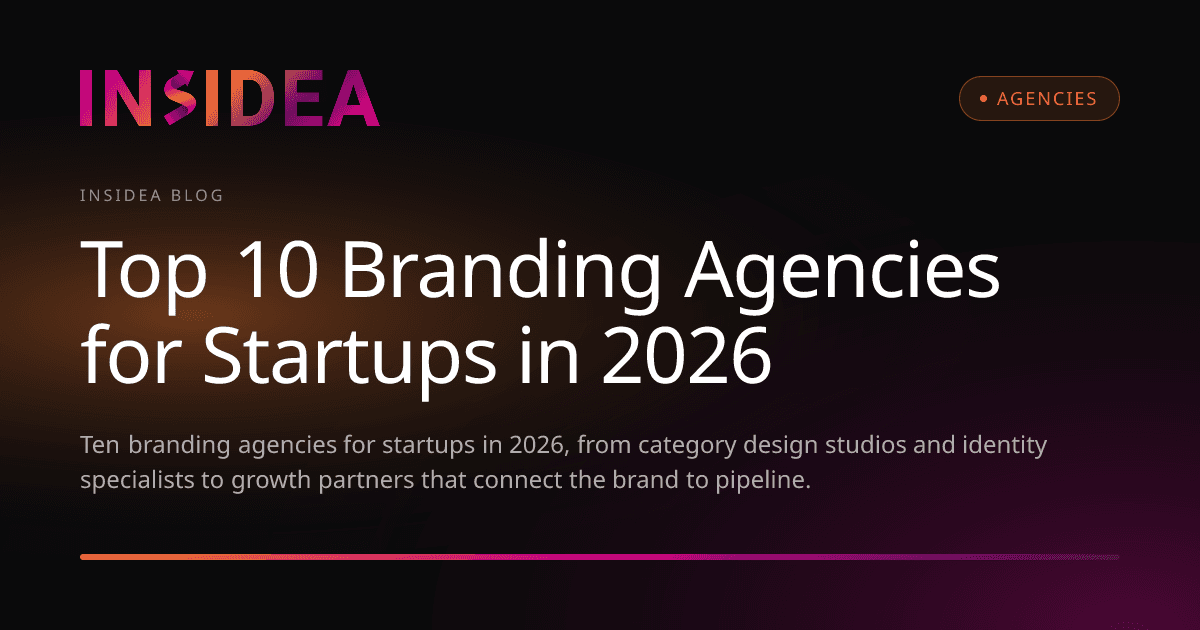 Top 10 Branding Agencies for Startups in 2026