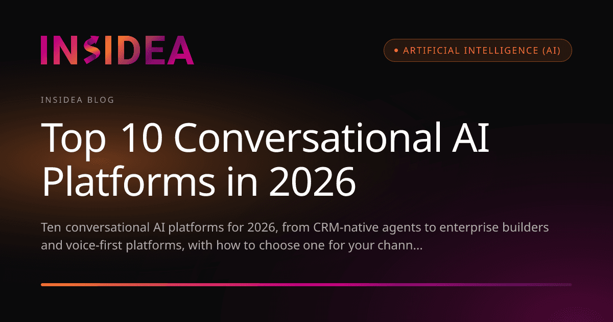 Top 10 Conversational AI Platforms in 2026