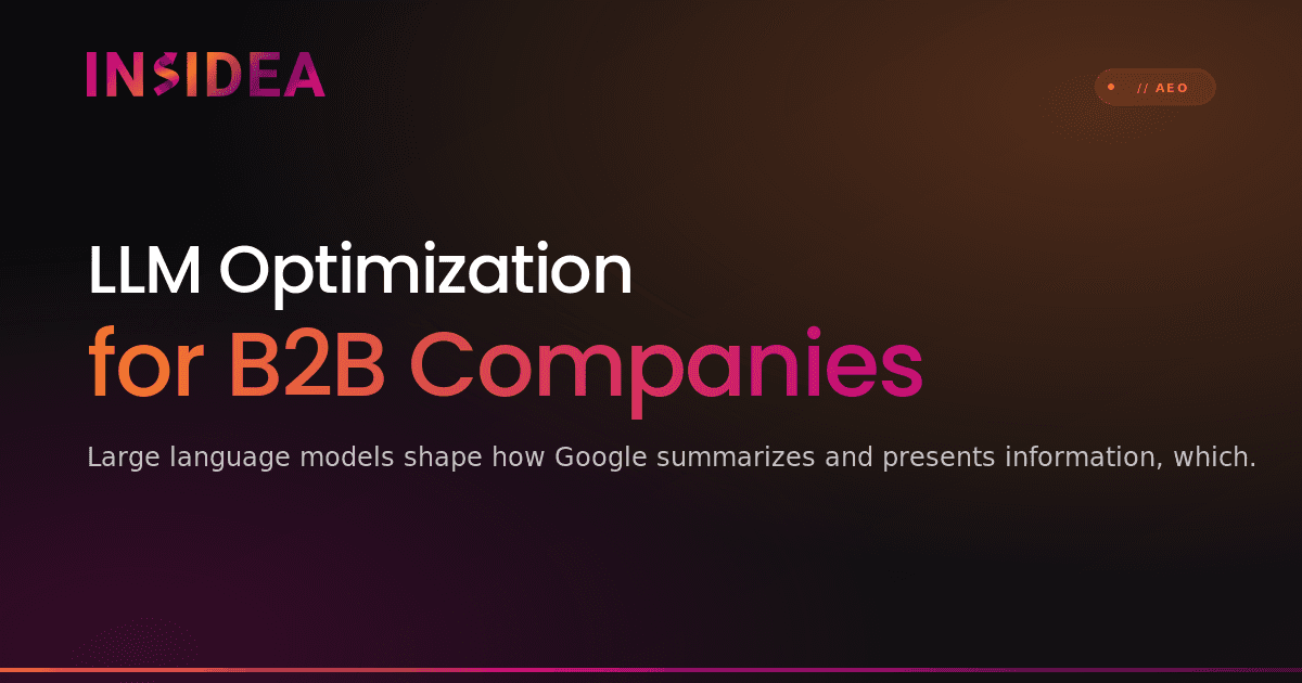 LLM Optimization for B2B Companies