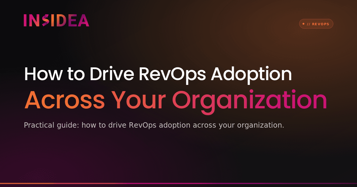 How to Drive RevOps Adoption Across Your Organization