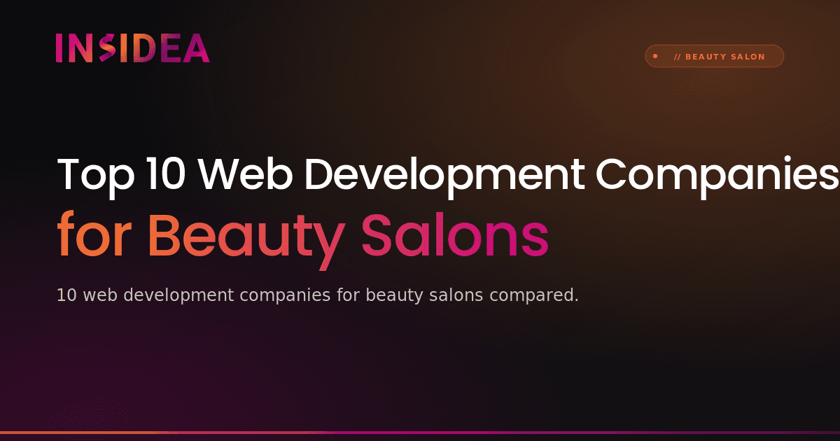 Top 10 Web Development Companies for Beauty Salons