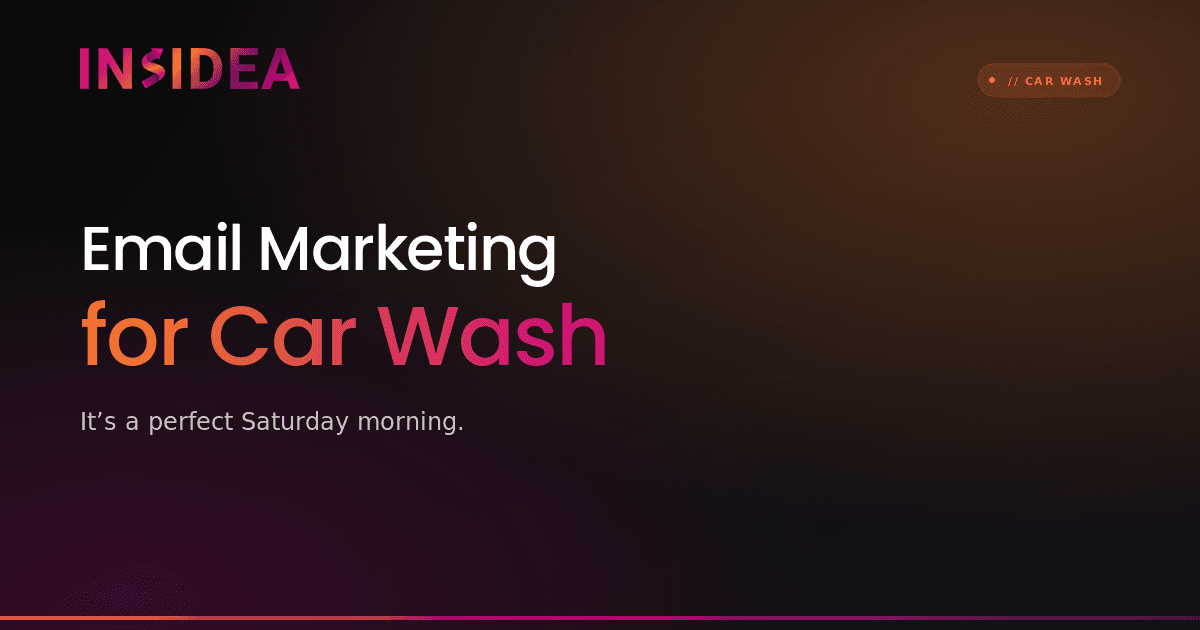 Email Marketing for Car Wash