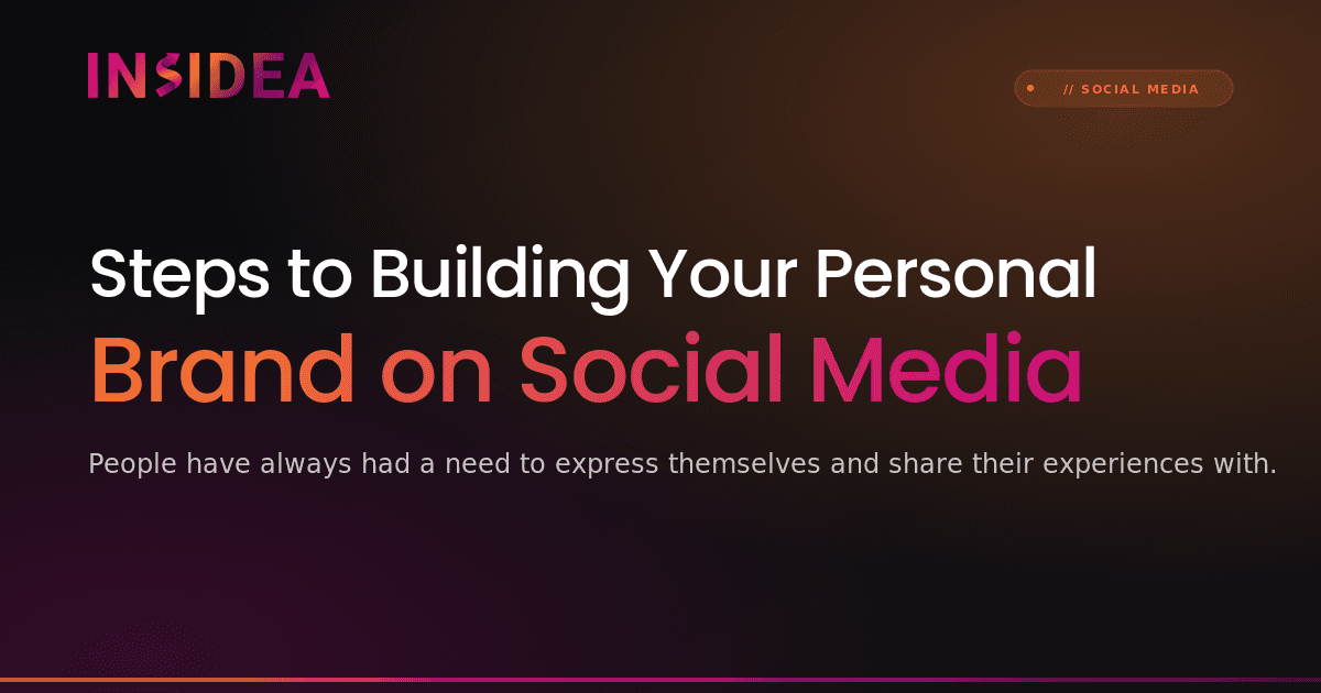 Steps to Building Your Personal Brand on Social Media