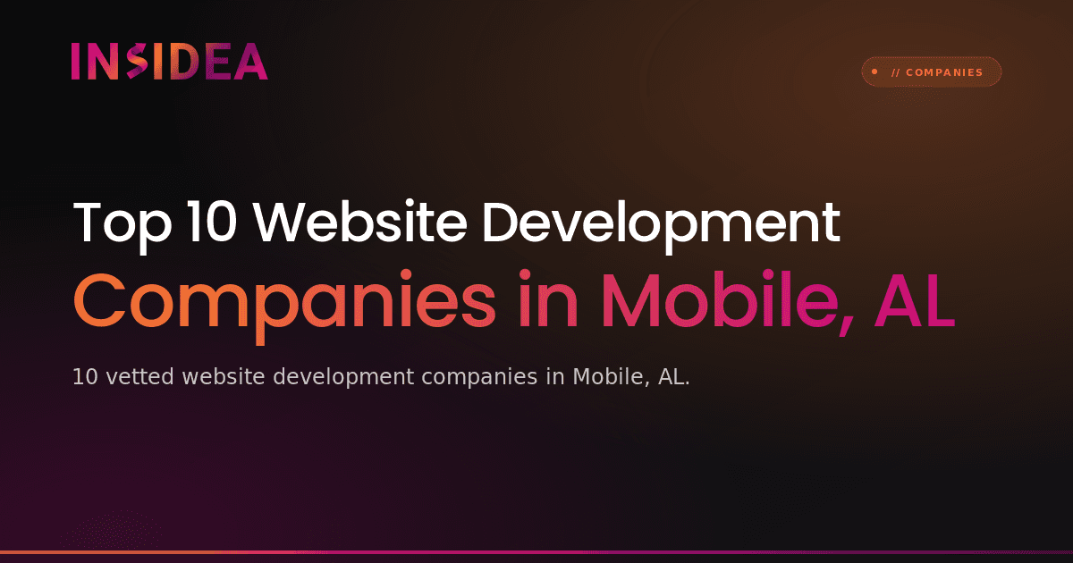 Top 10 Website Development Companies in Mobile, AL