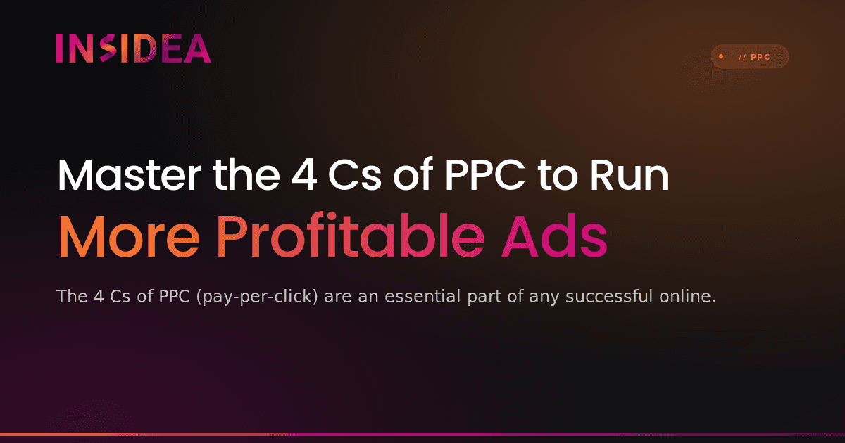 Master the 4 Cs of PPC to Run More Profitable Ads