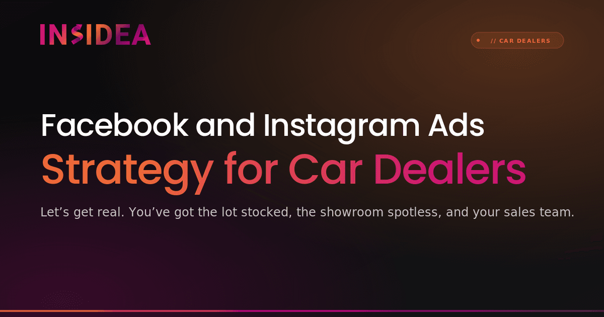 Facebook and Instagram Ads Strategy for Car Dealers