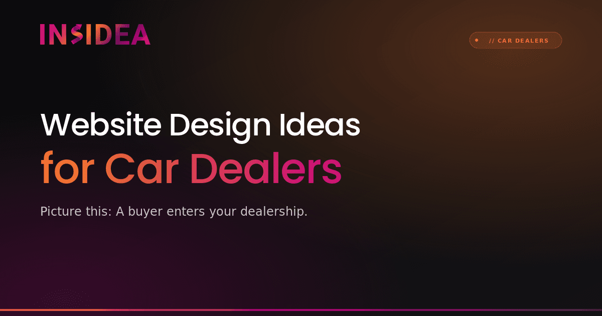 Website Design Ideas for Car Dealers