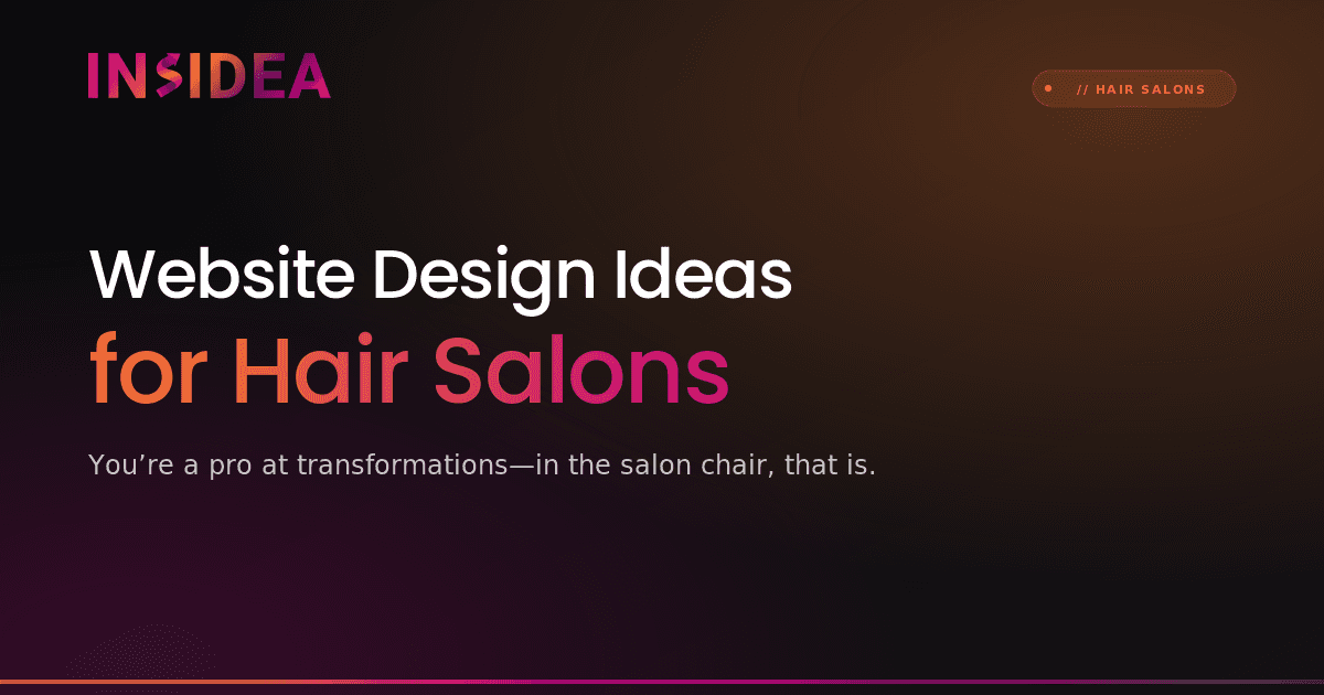 Website Design Ideas for Hair Salons