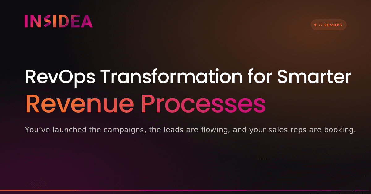 RevOps Transformation for Smarter Revenue Processes