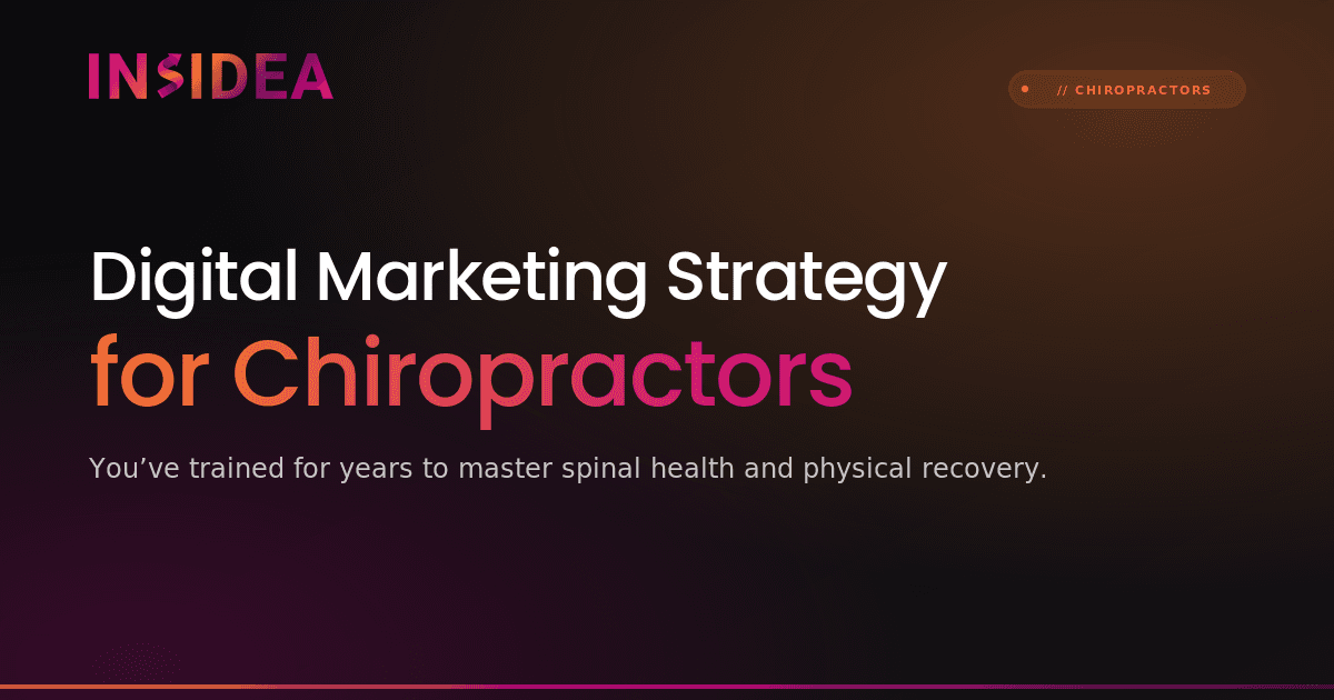 Digital Marketing Strategy for Chiropractors