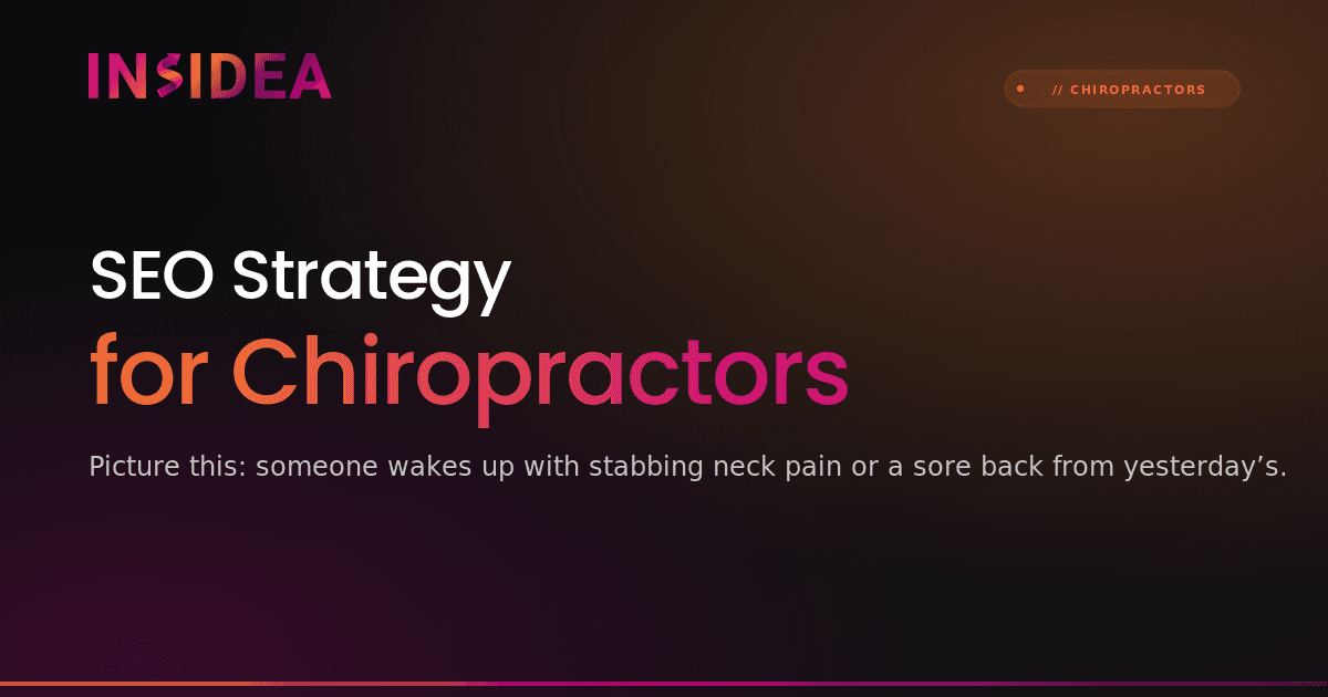 SEO Strategy for Chiropractors