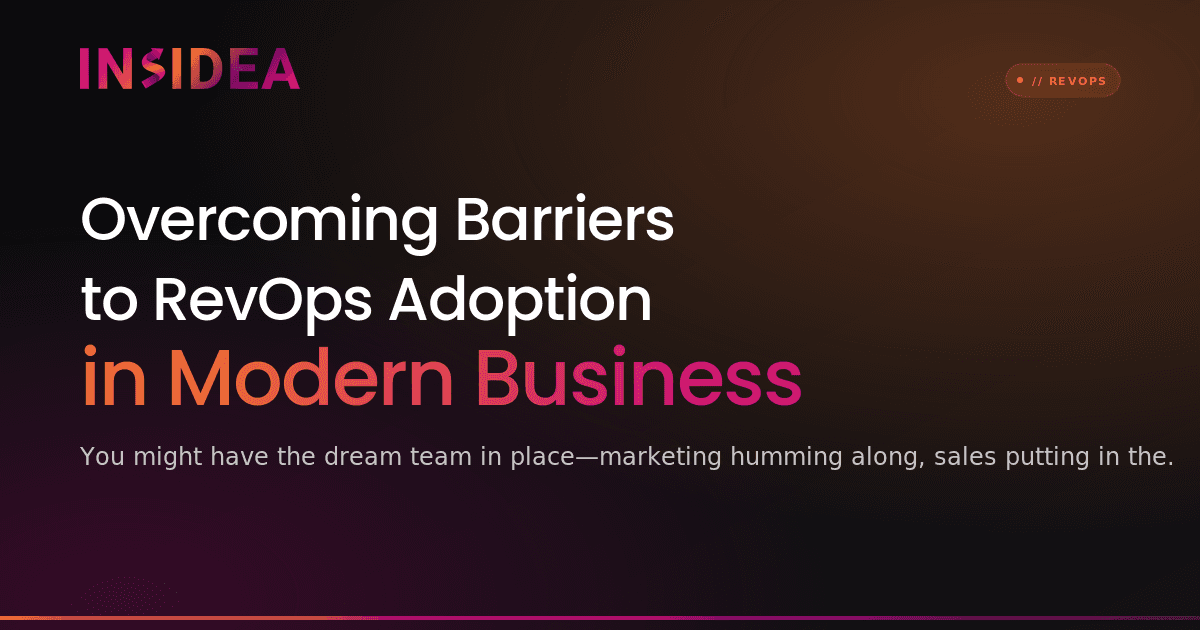 Overcoming Barriers to RevOps Adoption in Modern Business