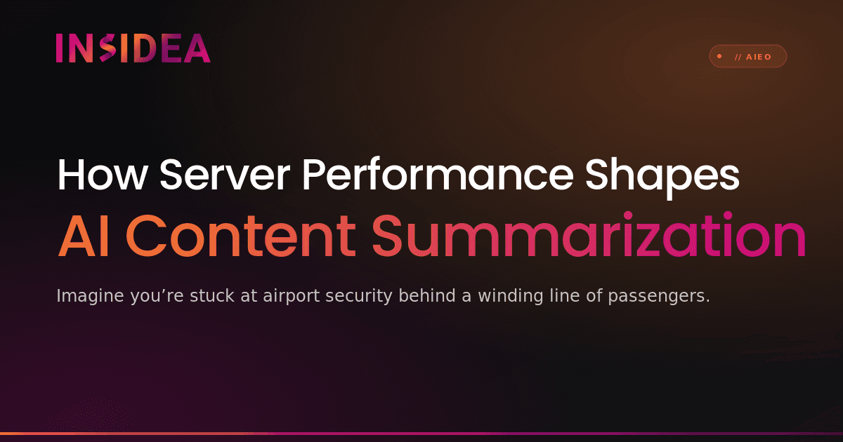 How Server Performance Shapes AI Content Summarization