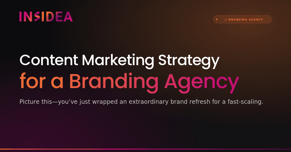 Content Marketing Strategy for a Branding Agency