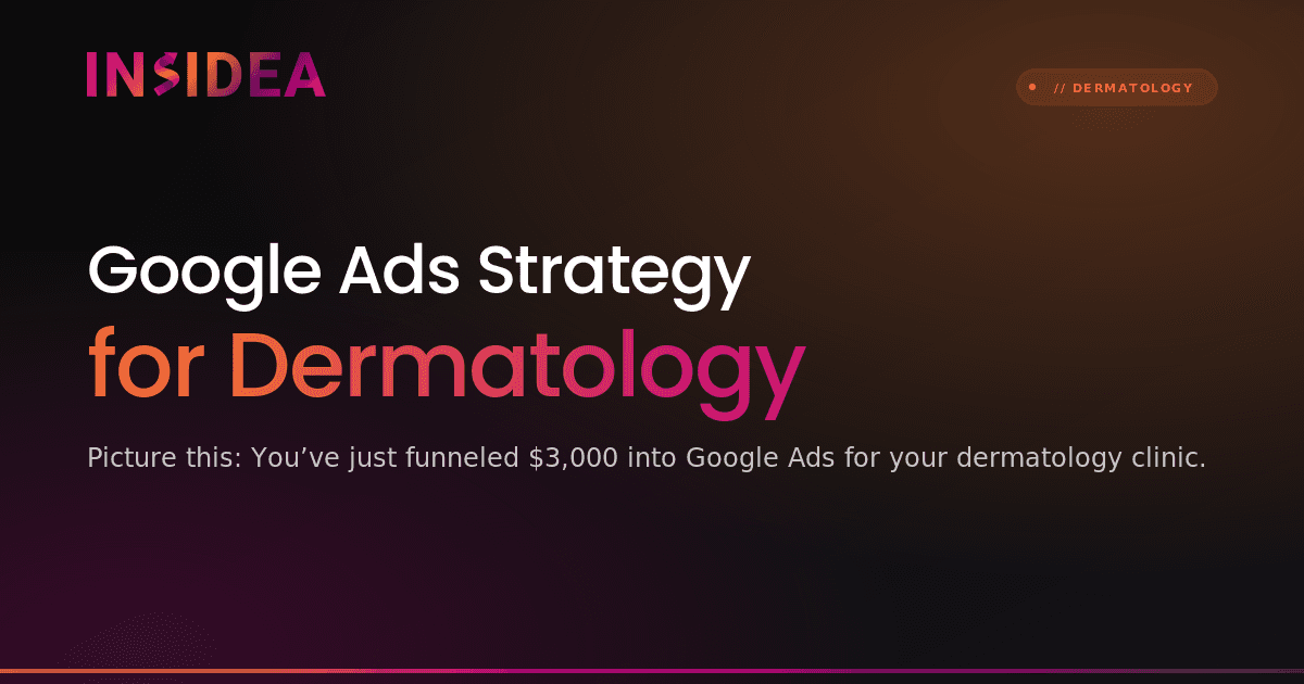 Google Ads Strategy for Dermatology