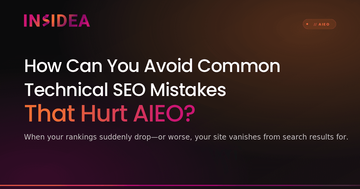How Can You Avoid Common Technical SEO Mistakes That Hurt AIEO?