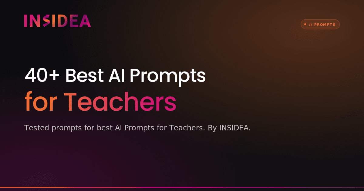 40+ Best AI Prompts for Teachers