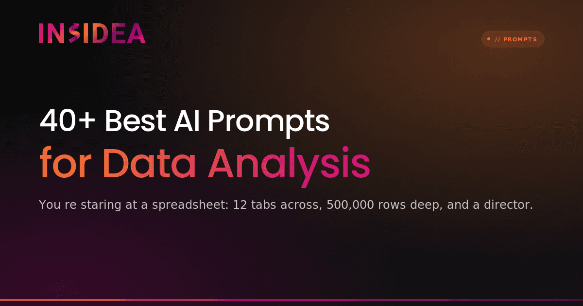 40+ Best AI Prompts for Data Analysis