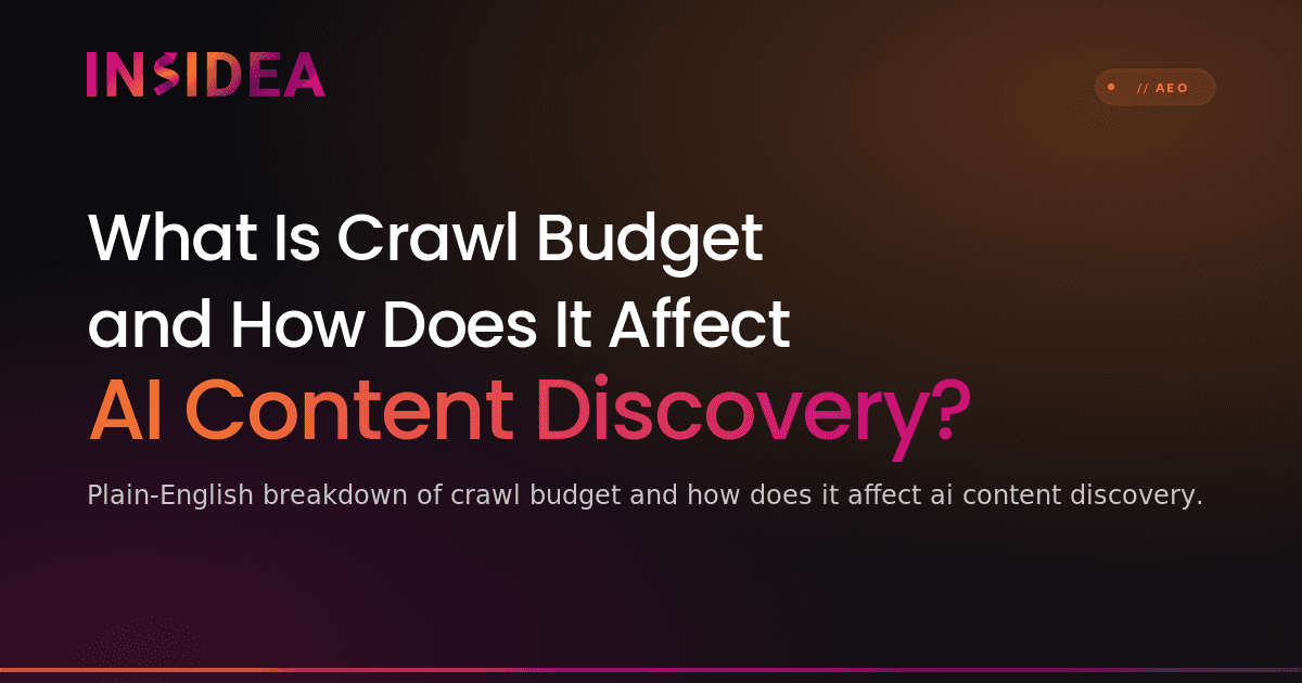 What Is Crawl Budget and How Does It Affect AI Content Discovery?