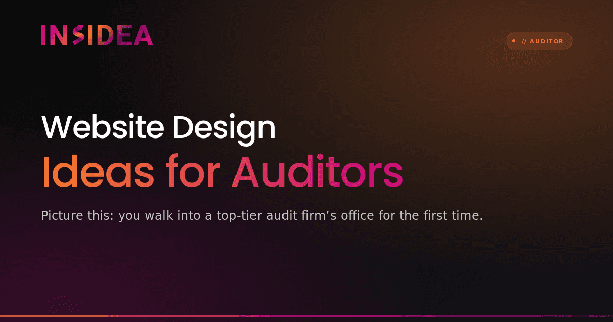 Website Design Ideas for Auditors