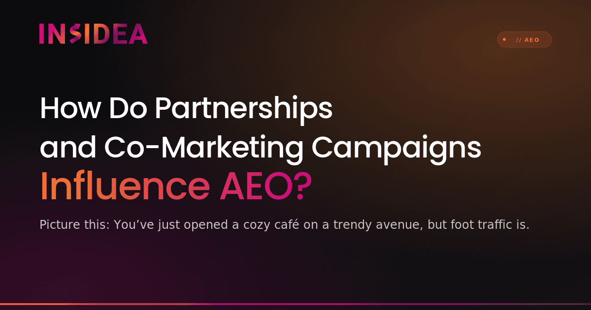 How Do Partnerships and Co-Marketing Campaigns Influence AEO?
