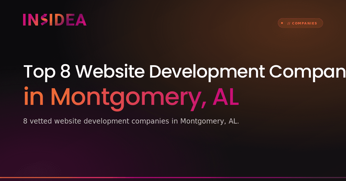 Top 8 Website Development Companies in Montgomery, AL