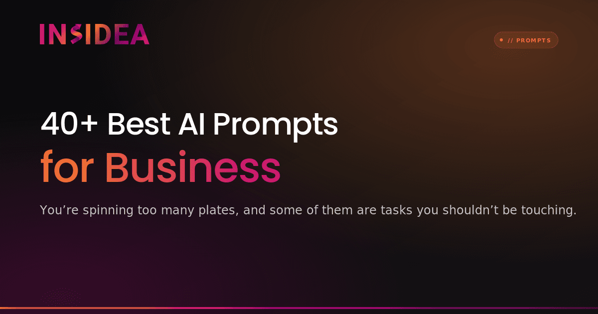 40+ Best AI Prompts for Business