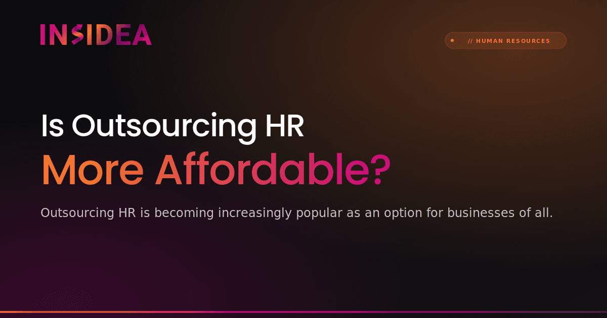 Is Outsourcing HR More Affordable?