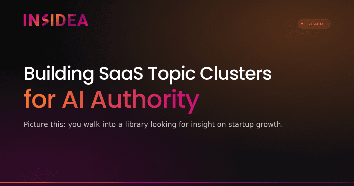 Building SaaS Topic Clusters for AI Authority
