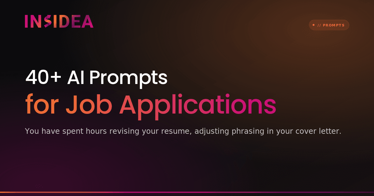 40+ AI Prompts for Job Applications