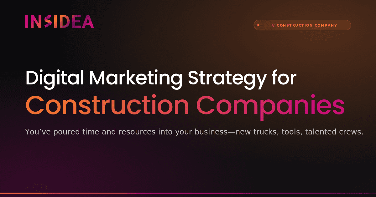 Digital Marketing Strategy for Construction Companies