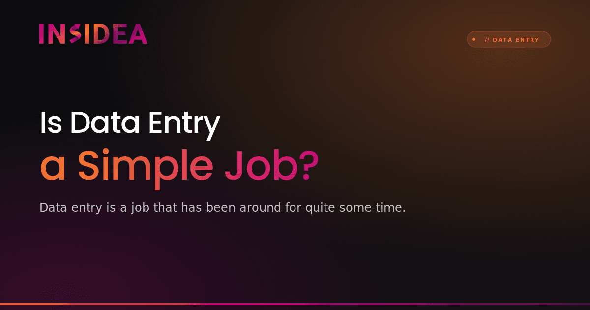 Is Data Entry a Simple Job?