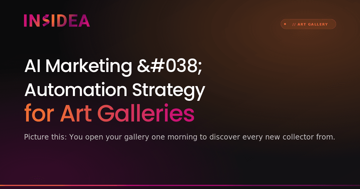 AI Marketing & Automation Strategy for Art Galleries