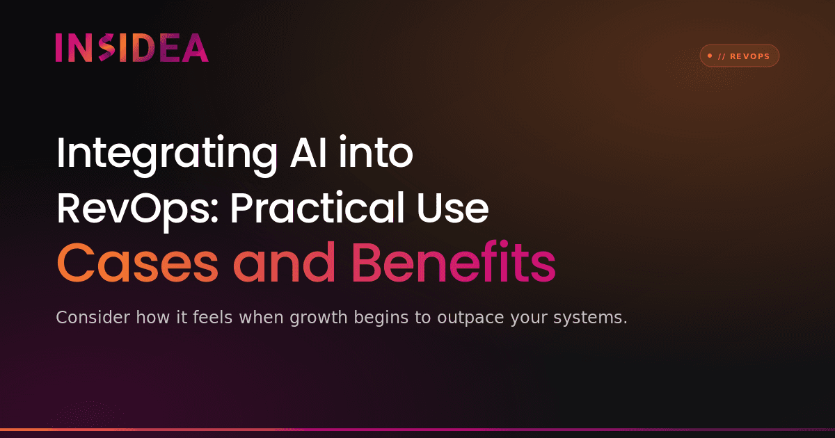 Integrating AI into RevOps: Practical Use Cases and Benefits