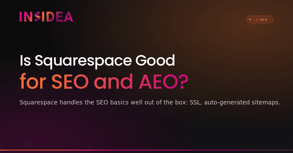 Is Squarespace Good for SEO and AEO?