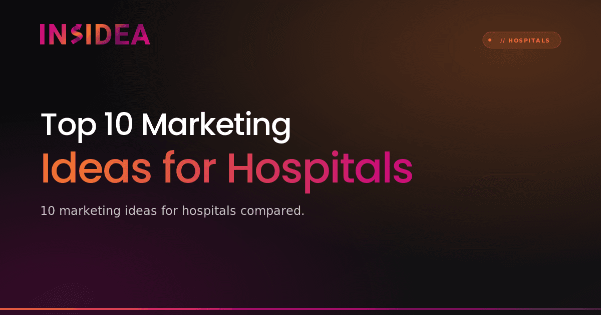 Top 10 Marketing Ideas for Hospitals