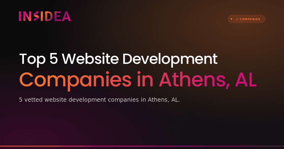 Top 5 Website Development Companies in Athens, AL