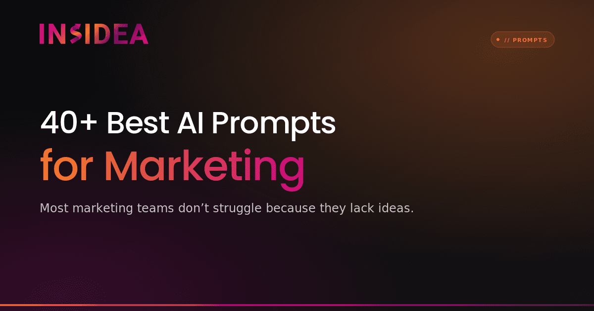 40+ Best AI Prompts for Marketing