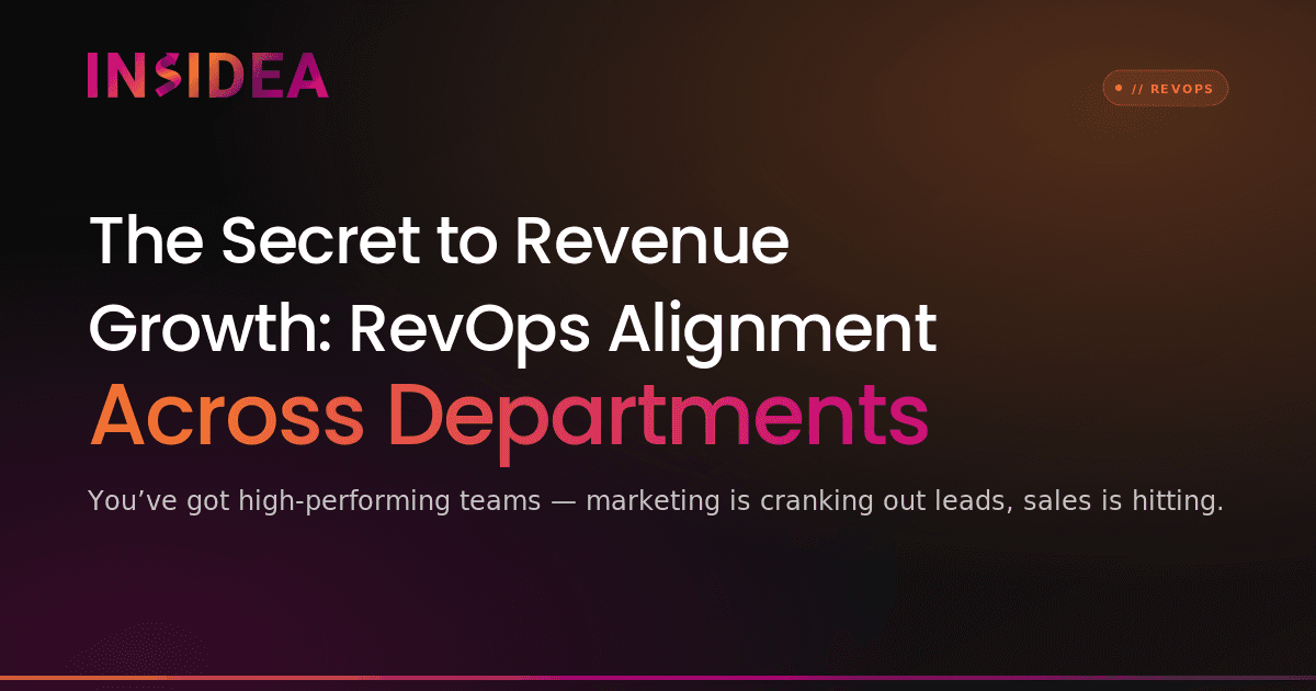 The Secret to Revenue Growth: RevOps Alignment Across Departments