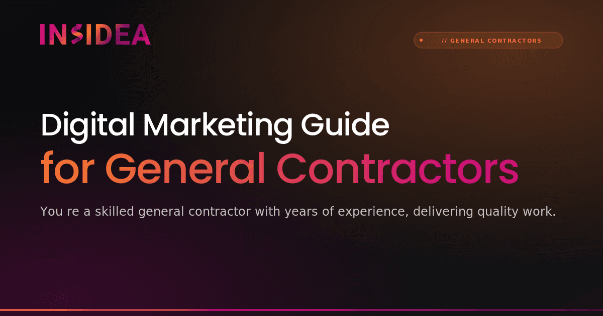 Digital Marketing Guide for General Contractors