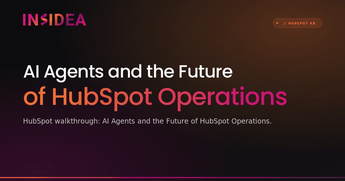 AI Agents and the Future of HubSpot Operations