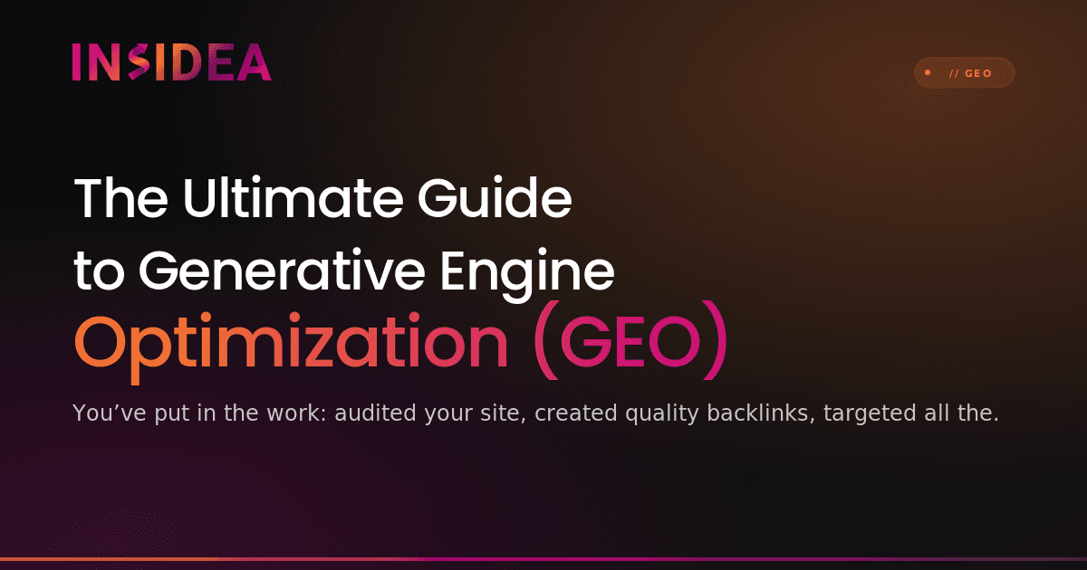 The Ultimate Guide to Generative Engine Optimization (GEO)