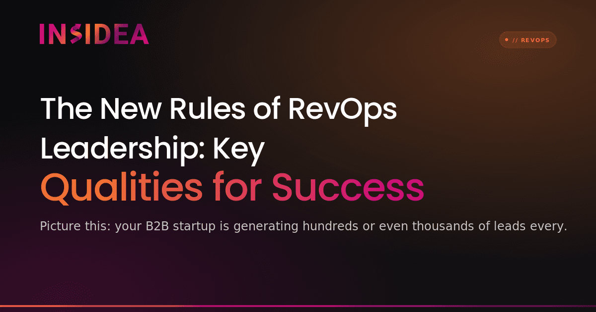 The New Rules of RevOps Leadership: Key Qualities for Success