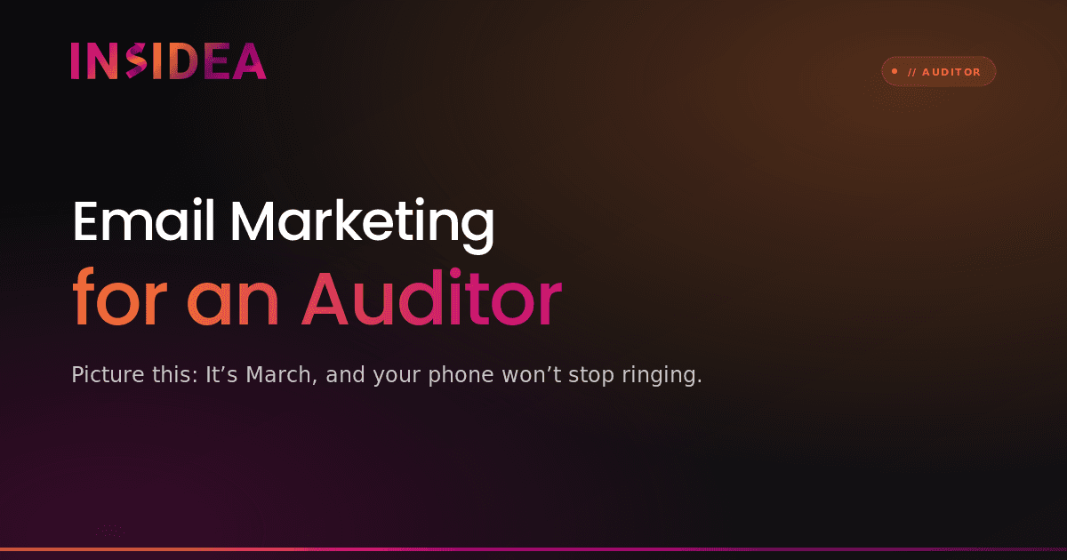 Email Marketing for an Auditor