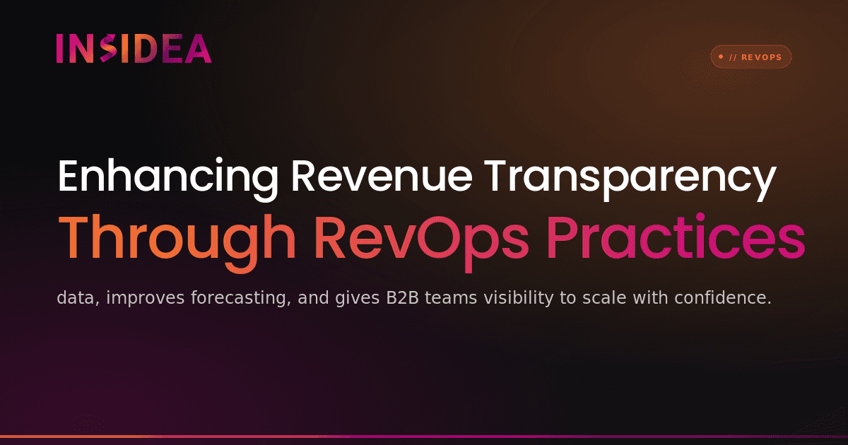Enhancing Revenue Transparency Through RevOps Practices