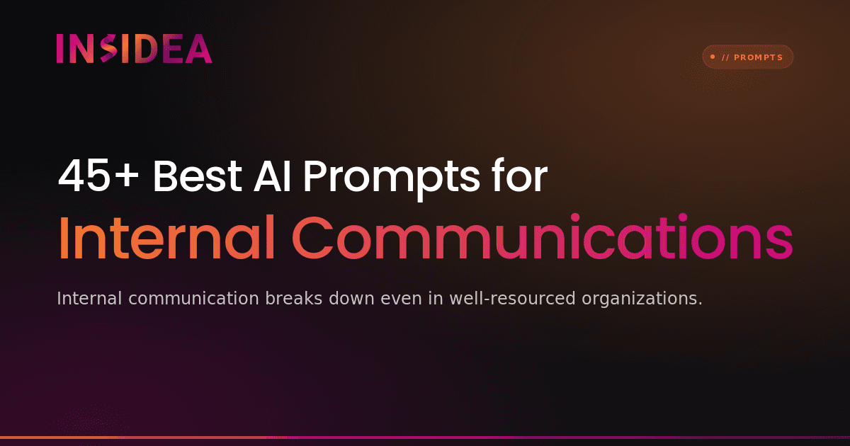 45+ Best AI Prompts for Internal Communications