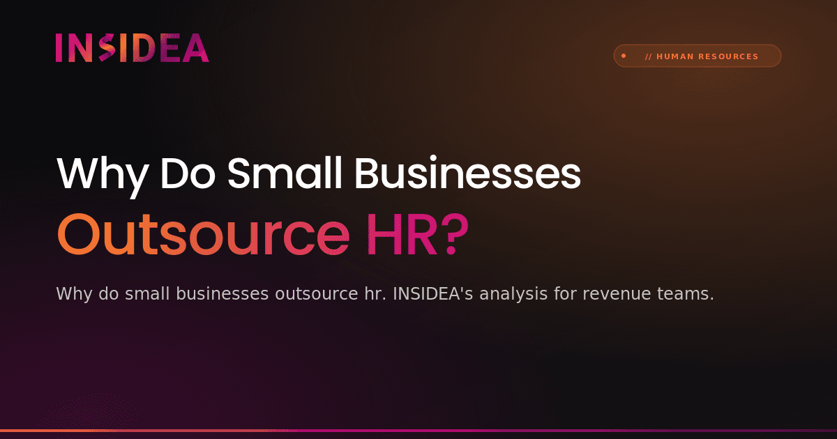 Why Do Small Businesses Outsource HR?